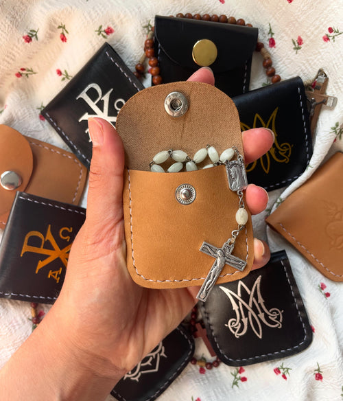 Pochette à chapelet
